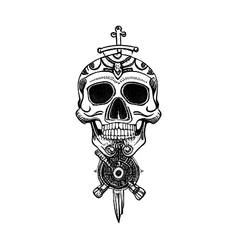 A Skull And Crossbones