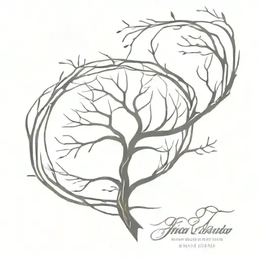 Tree With Names In The Branches