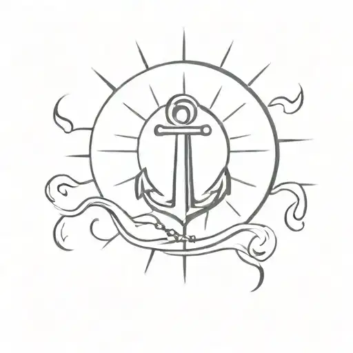 Sun And Anchor