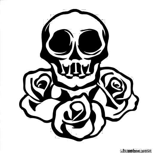 Skull And Roses