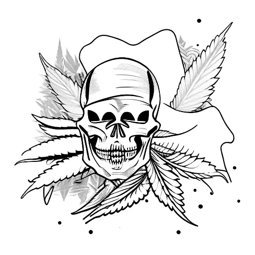 Marijuana Skull