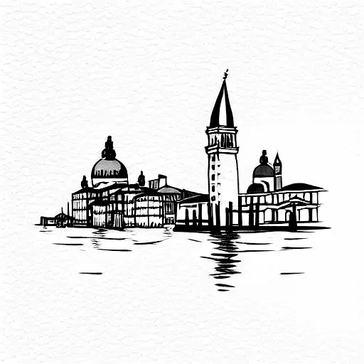 Venice Line Art
