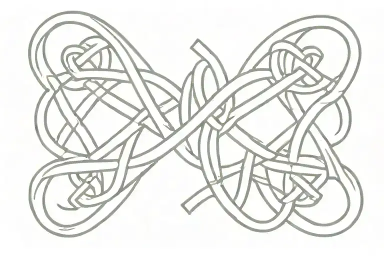 Simple Celtic Knots Flat