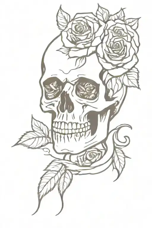 Skull And Roses