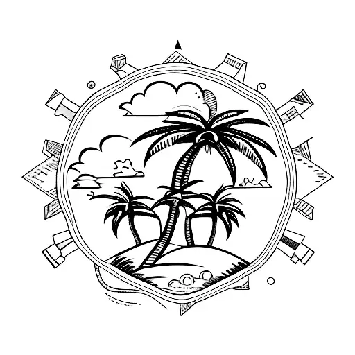 Palm Tree Minimalistic