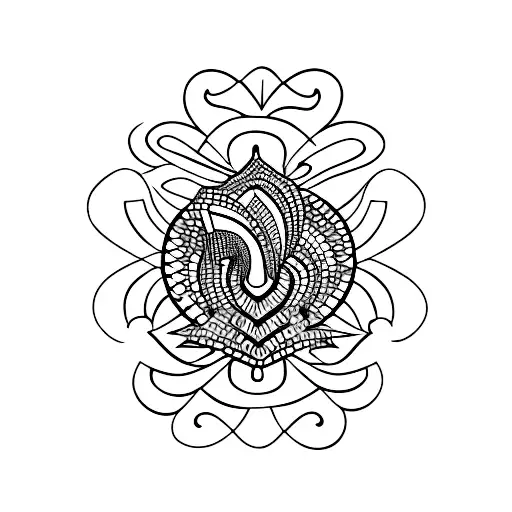 Lavender But With An African Pattern Or Influence