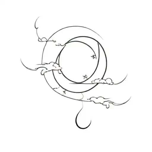 Crescent Moon Looking Up