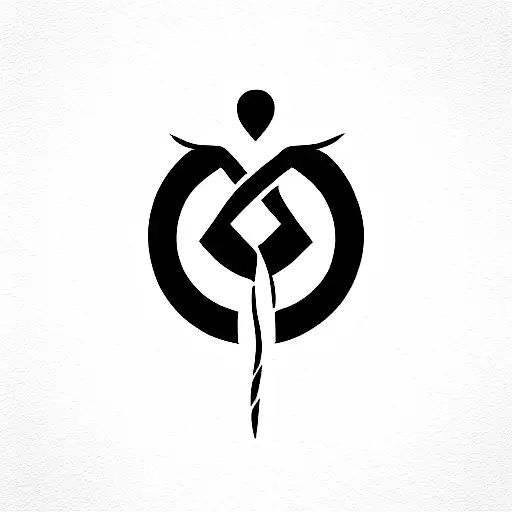 Caduceus Symbol With A Rehabilitation Logo