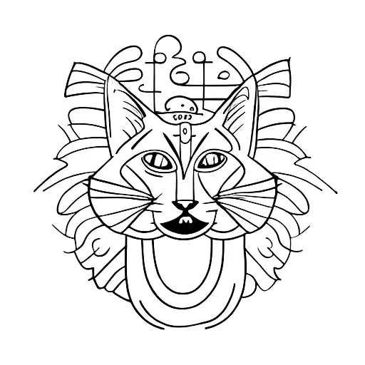 Mysterious Black Cat