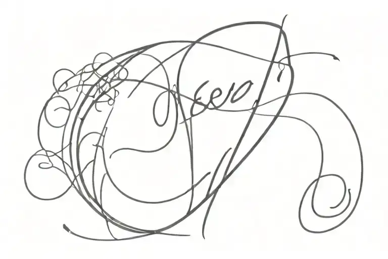 A Word 'Mosselke' Written Vertically