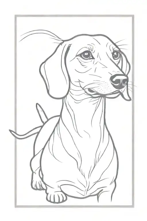 Black And Tan Dachshund Face