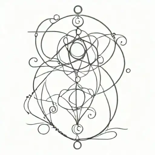 Chrome Hearts Inspired Tattooo With Multiple Ceosses Of Different Sizes