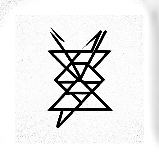 X Square Circle Triangle In A Line