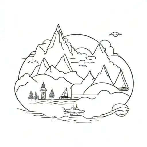 Travel Tattoo Design