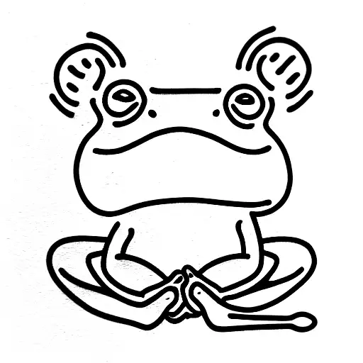 Frog Meditating