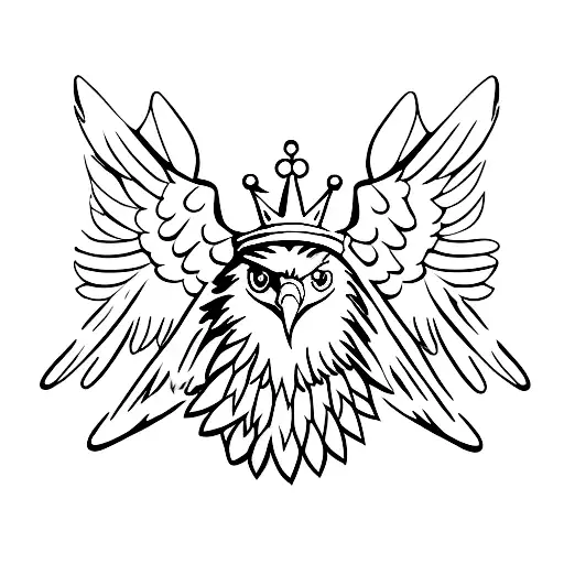 Eagle With A Crown
