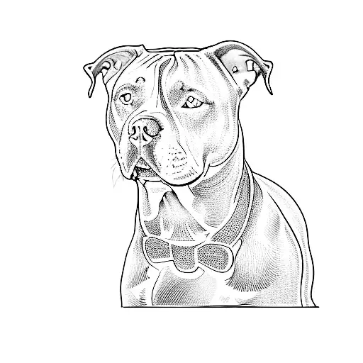 A Pit Bull Terrier