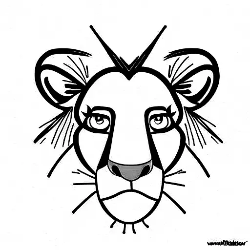 Colourful Hakuna Matata With The Characters Of Lion King