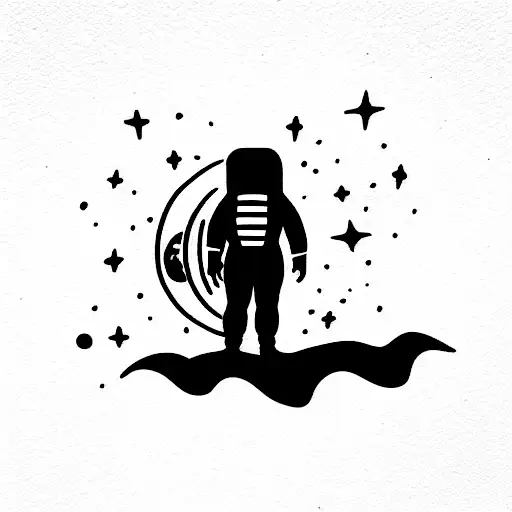 Astronaut On The Moon