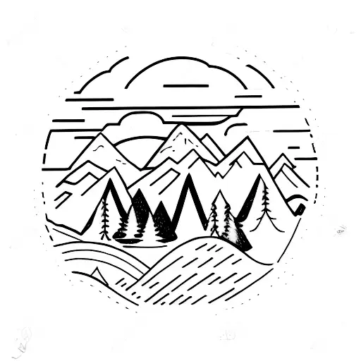 Fine Line Mountain Range