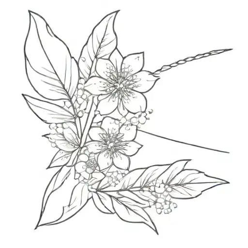 Kunai Sakura Leaf Flower Zipper From Clothes With Space