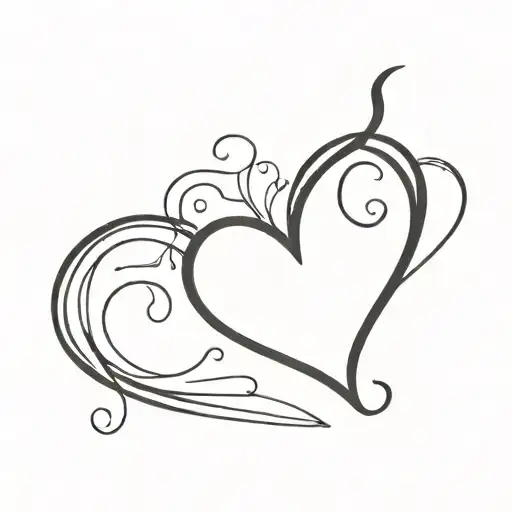 A Heart On Fire With A Semi Colon Incorporated