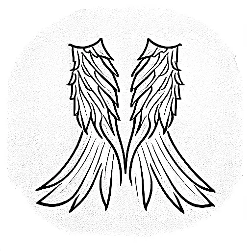 Angel Wings And Crown