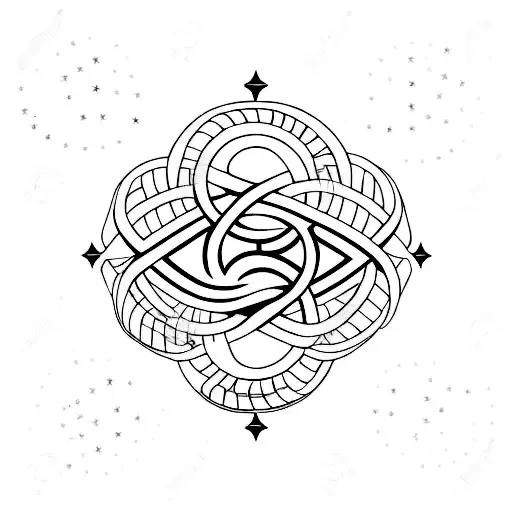 Infinity Symbol And Stars