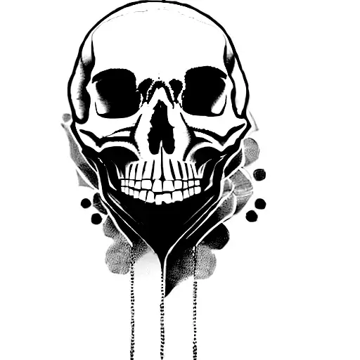 A Skull Code Glitched