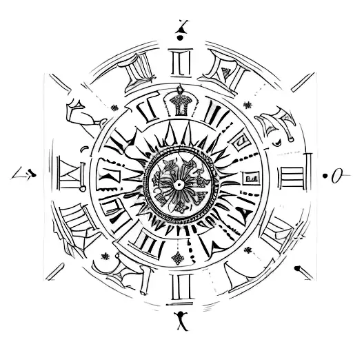 Create A Tattoo Design Based On Roman Numerals Incorporating V I Ii