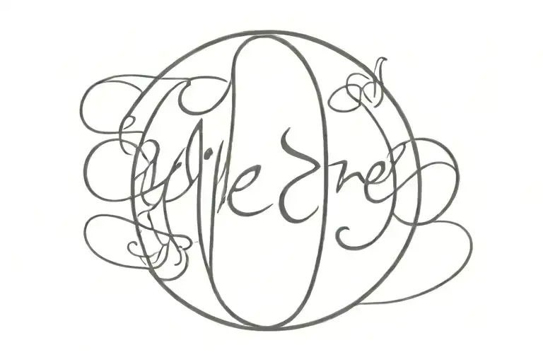 The Name Eileen In Persian Lettering