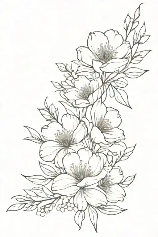 Birth Flower Bouquet