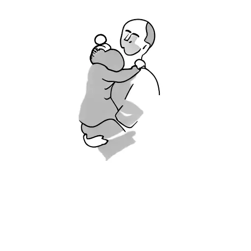 A Man Holding A Baby