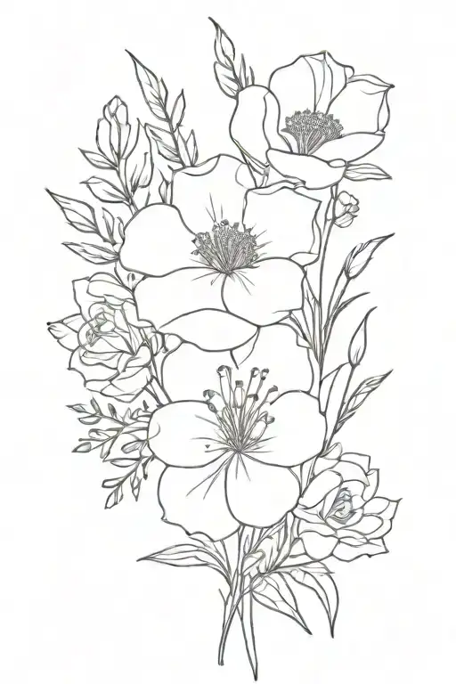 Birth Flower Bouquet