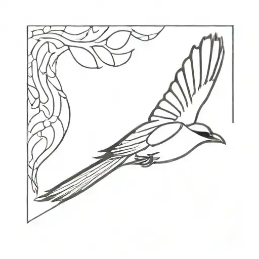 Lesser Noddy Bird Flying