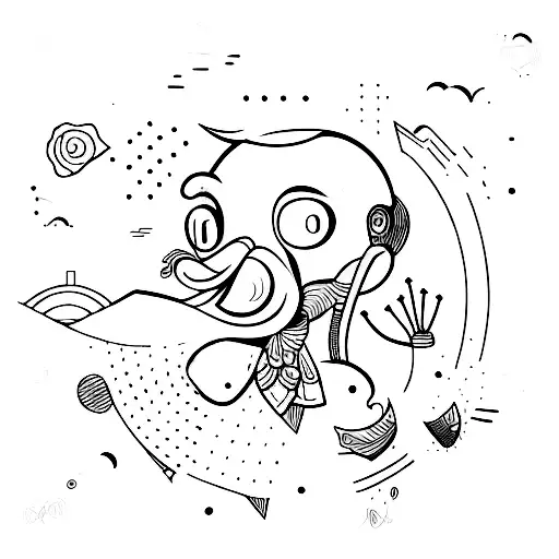 Illustrative Abstract Character