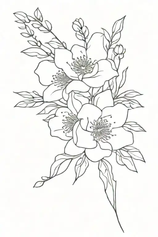 Birth Flower Bouquet