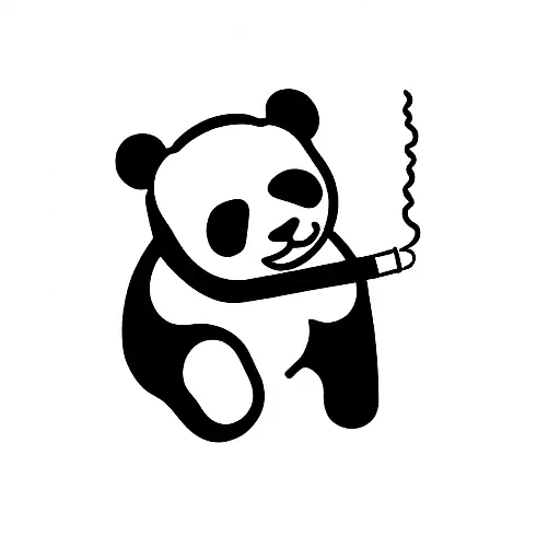 Panda Smoking