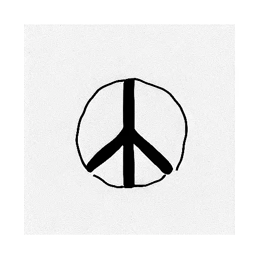 Peace Sign With Daisy