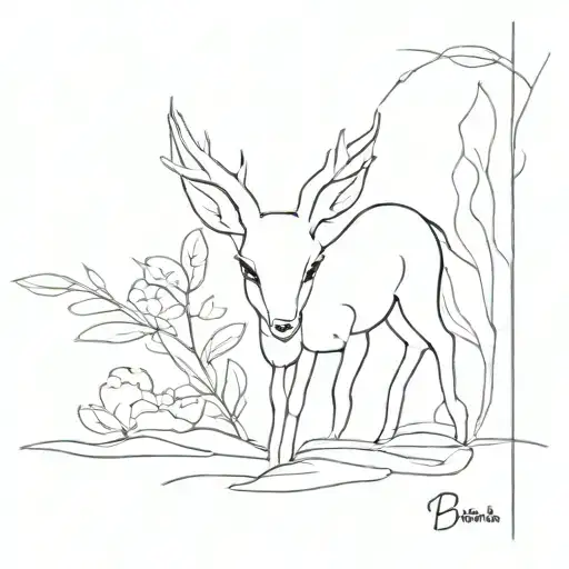 Bambi Line Outlining