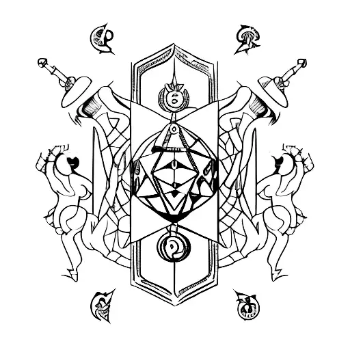 Gemini Zodiac Sign With Chess Piece