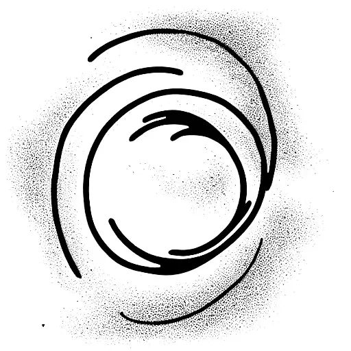 Moon With Infinity Symbol