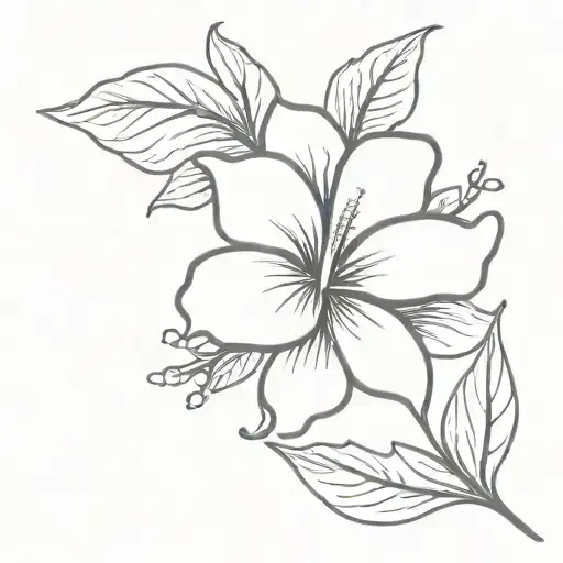 The Word Hedonism And Hibiscus Flower