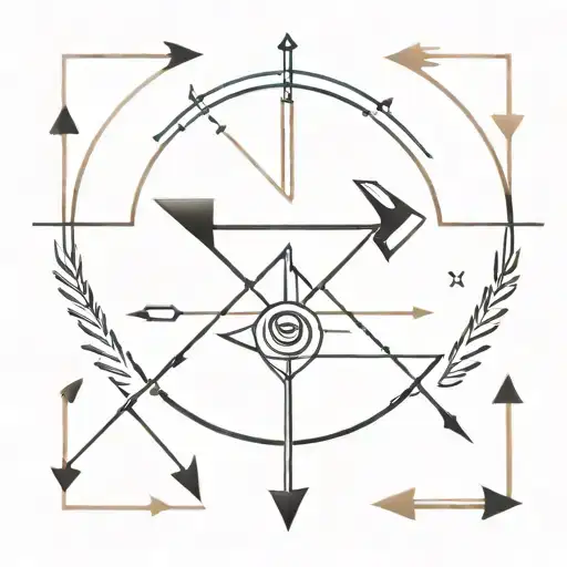 Speed And Arrow And Eye For Speeding Car