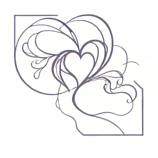 Inscription A Little Bit And A Purple Heart