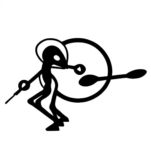 Alien With Golf Club