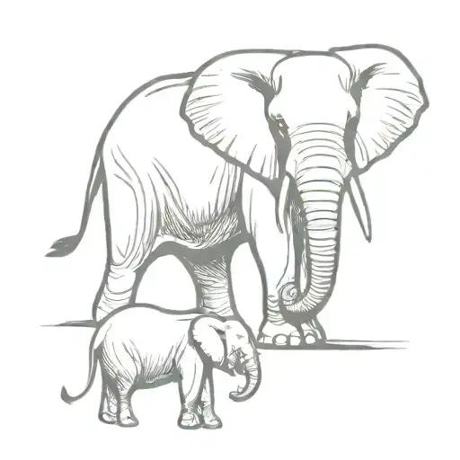 African Elephant Bull Under Fever Tree