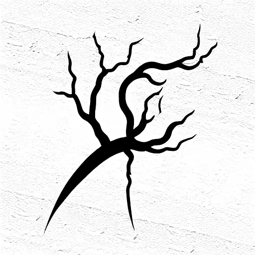 Fibbonaci Symbol Made From Roots