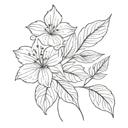 Botanical Tatto Design