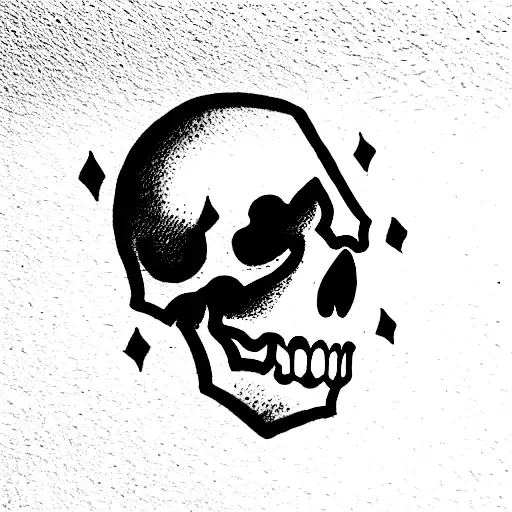 Skull With Number 24